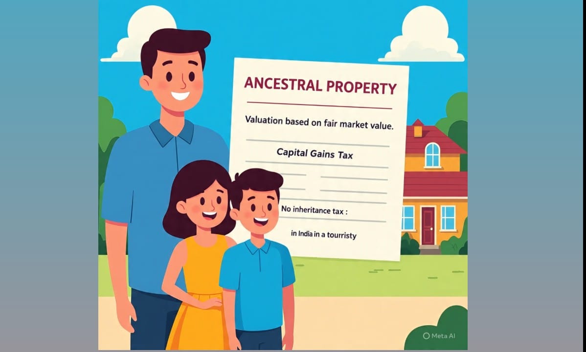 How to Calculate Cost of Acquisition for Ancestral Property Before 2001